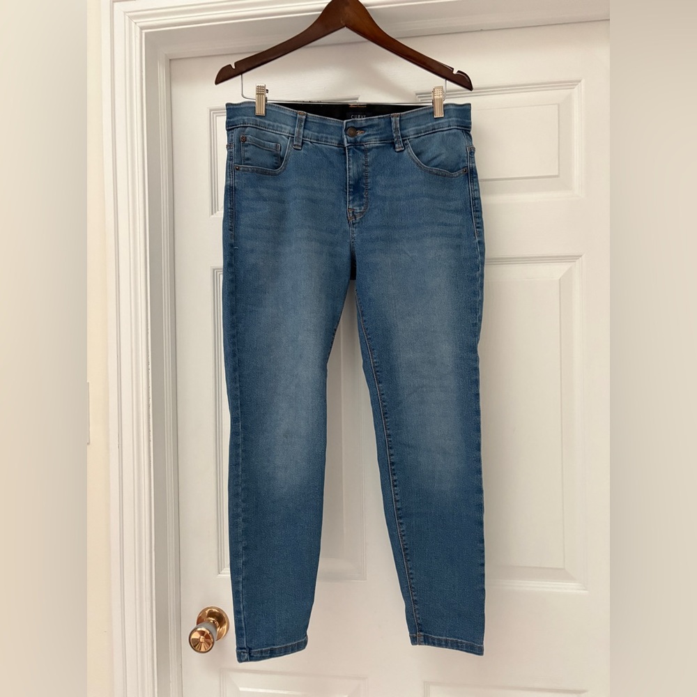 Curve Appeal Stylish High Rise Blue Women's Jeans ladies size 10